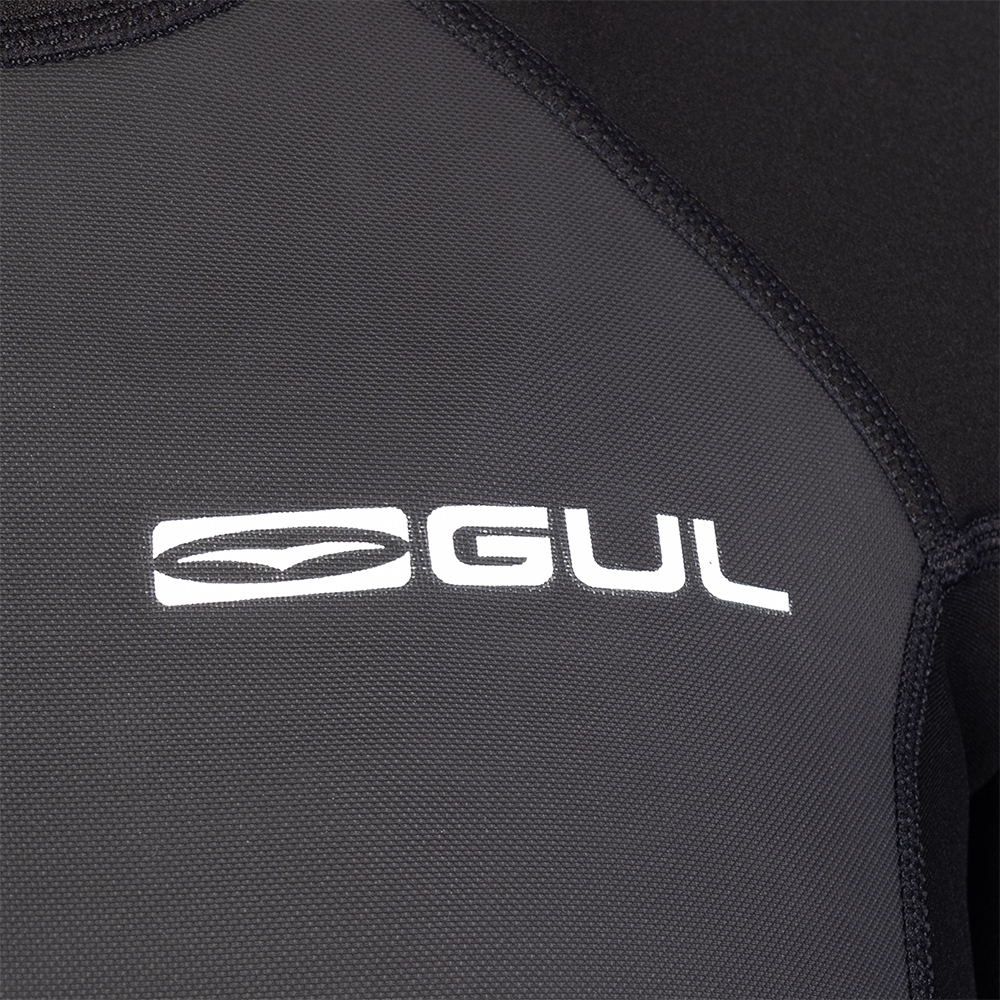 2025 Gul Womens Response 3/2mm Back Zip Shorty Wetsuit RE3318-C1 - Black